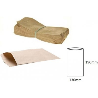 papírové sáčky 130x190 mm/ 100 ks – Zboží Mobilmania