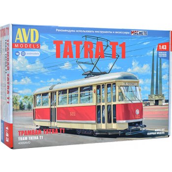 AVD Stavebnice Tatra T1 tramvaj 1:43
