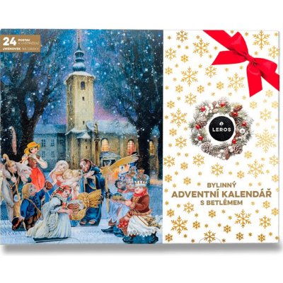 Leros Adventní kalendář s betlémem - dárková sada čajů 20 sáčků – Hledejceny.cz