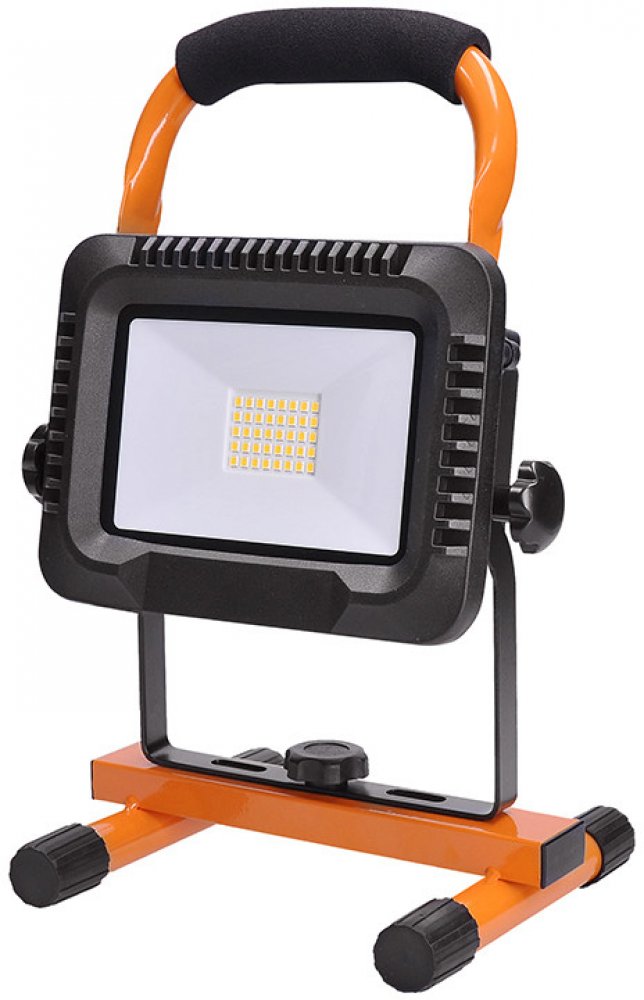 LED reflektor Solight 20W, přenosný, nabíjecí, 1600lm, oranžovo-černý WM-20W-D  | Srovnanicen.cz