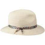 Mayser Nane luxusní dámský nemačkavý béžový klobouk Fedora ručně šitý UV faktor 80 – Hledejceny.cz