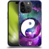 Pouzdro a kryt na mobilní telefon Apple Pouzdro Head Case Apple iPhone 15 Pro YIn a Yang PURPLE