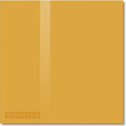 Smatab® skleněná magnetická tabule žlutá neapolská - 100 × 150 cm