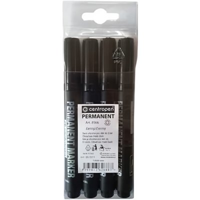 Centropen 8566 černý 4ks – Zboží Mobilmania