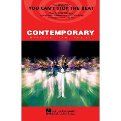 You Can't Stop the Beat Marching Band skladby pro pochodov orchestr 1003351