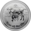 The Perth Mint stříbrná mince Lunar Series II Year of Ox 2009 1 oz