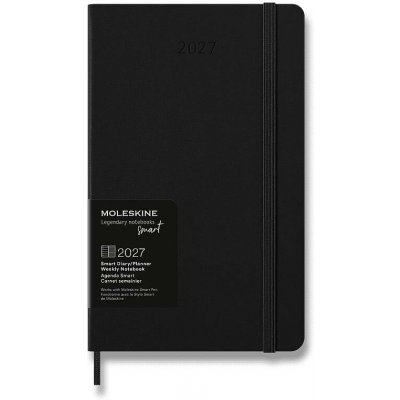 Moleskine Smart Writing A5 týdenní 2027 černý – Hledejceny.cz