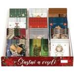 KARTIČKY VÁNOČNÍ NA DÁRKY 6KS – Hledejceny.cz