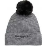 Karl Lagerfeld Pom Pom Cable šedá – Zboží Mobilmania