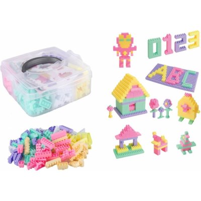 KIK KX5671 Plastové kostky pro děti 234 ks – Zboží Mobilmania