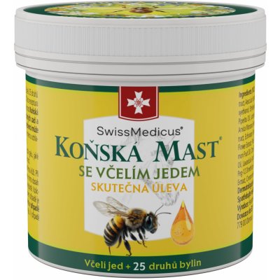 SwissMedicus Koňská Mast se včelím jedem 150 ml – Hledejceny.cz
