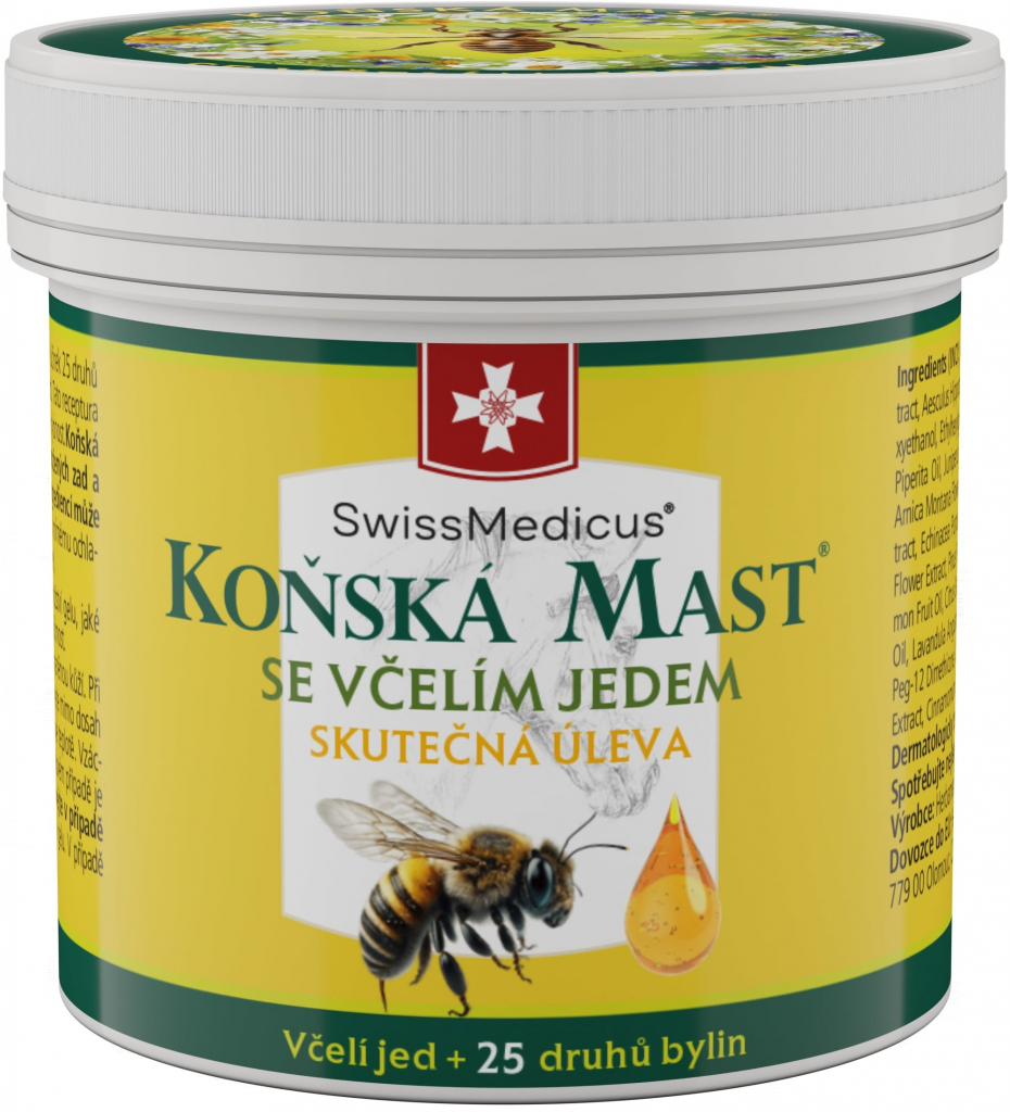 SwissMedicus Koňská Mast se včelím jedem 150 ml