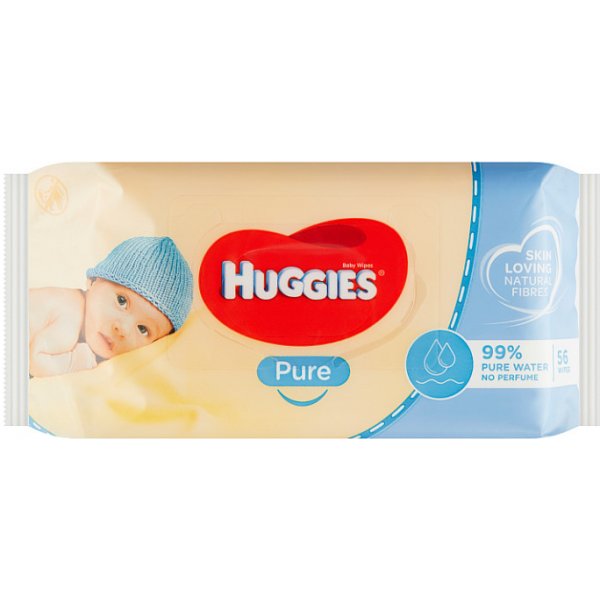 Huggies Pure Single dětské vlhčené ubrousky 56 ks od 34 Kč - Heureka.cz