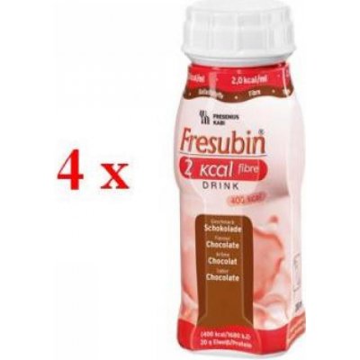 FRESUBIN ENERGY FIBRE ČOKOLÁDA POR SOL 4X200ML