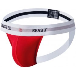 Jocksy Twisted Beast Insignia Jock červené