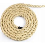 Sisal lano na škrabadlo, sisalové lano, Pro Kočky 8 mm, 15 m – Hledejceny.cz