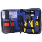 W-star Sada nářadí pro síťaře WSNF1206, 9ks krimpovací kleště, tester rj45, ořezávač, UTP – Zboží Dáma