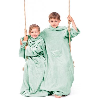 DecoKing Lazy Kids dětská deka zelená