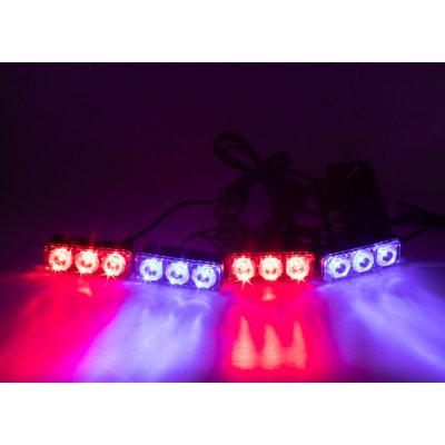 PREDATOR LED vnější bezdrátový, 12x LED 1W, 12V, modročervený | Zboží Auto