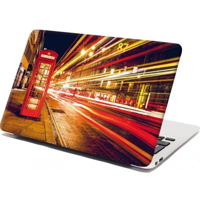 Sablio Samolepka na notebook Noční Londýn - 38x26 cm – Zboží Živě