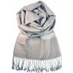 Venezia kašmírový šál pašmína 105 světle šedá – Zboží Dáma