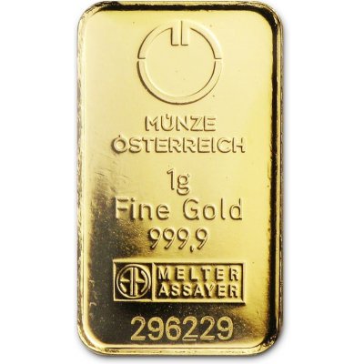 Münze Österreich zlatý slitek kinebar 1 g – Zboží Dáma