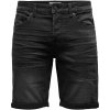 Pánské kraťasy a šortky Only & Sons ONSPLY REG shorts PK 2021 NOOS black Denim