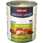 Animonda Gran Carno Adult Fleisch Plus králik & bylinky 6 x 0,8 kg – Hledejceny.cz