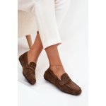 Boto Loafersy Mokasyny Dámské Ploché Tmavě Zelené Soreline černá hnědá – Zboží Dáma