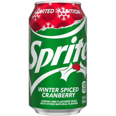 Sprite Winter Spiced Cranberry 355 ml – Zboží Dáma