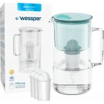 Wessper Sada Wessper AquaClassic se skládá z 2,5l skleněný džbán Crystalline a 3x filtrační patrona – Sleviste.cz