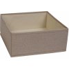 Úložný box Compactor SANDY Sada 2 ks organizérů L 28 x 28 x 12 cm béžové