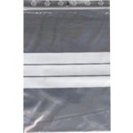 ZIP sáčky 70 x 100 mm s pruhy k popisu, 100 ks – Zboží Mobilmania