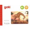 Puzzle Goki Africká zvířata: Žirafy 24 dílků