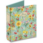 Pigna Pákový pořadač Nature Flowers A4, 80 mm, mix motivů Motiv: Ptáčci a motýli na květinách – Zboží Živě