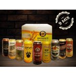 Domácí pivotéka Pivo v plechu - 9 ležáků a speciálů 11°-16° 9 x 0,5 l (set) – Zboží Dáma