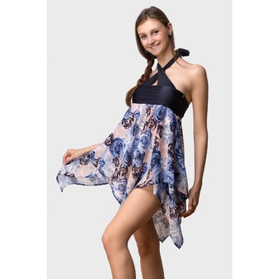 VFstyle dámská plážová sukně 2v1 Timea modrá – Zboží Mobilmania