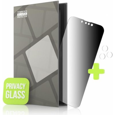 Tempered Glass Protector pro pro iPhone 13 Pro / iPhone 13; 0.3mm, Privacy glass + sklo na kameru (C TGS-IP13P-03 – Zboží Mobilmania