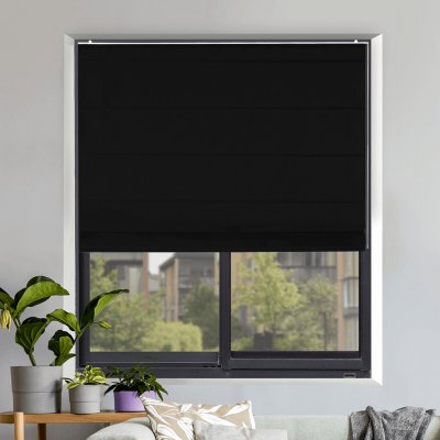 Roleta Římská, Bello, Černá, RB 023 , 70 x 80 cm – Hledejceny.cz