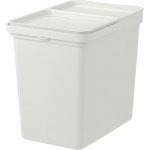 Ikea Hallbar Plastový Odpadkový koš 22 l šedý – Hledejceny.cz