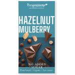Benjamissímo Hazelnut Mulberry Bio Veganská čokoláda s lískooříškovou pastou lískovci a morušou slazená erytritolem 60 g – Sleviste.cz