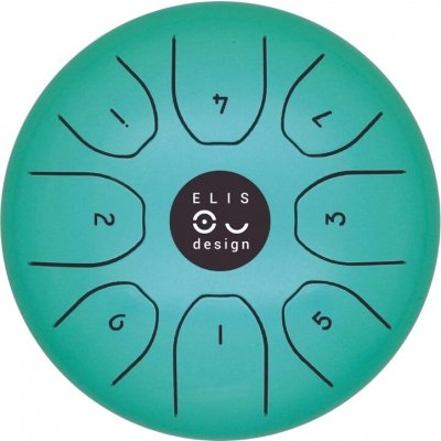 ELIS DESIGN Kovový bubínek Drumboo malý mátový – Sleviste.cz