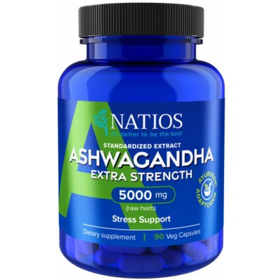 Natios Ashwagandha Extract 90 veganských kapslí – Hledejceny.cz