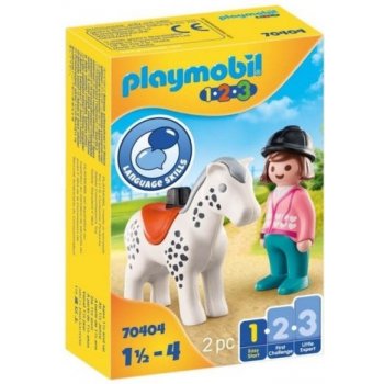 Playmobil 70404 Žokejka s koněm