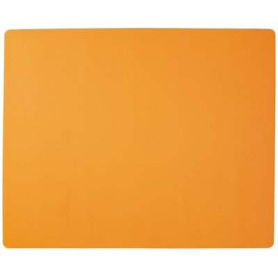 ORION Vál silikonový na těsto 50 x 40 x 0,1 cm, oranžový – Zboží Mobilmania