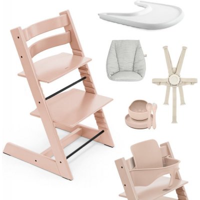 Stokke Tripp Trapp Classic Serene růžová – Zboží Mobilmania