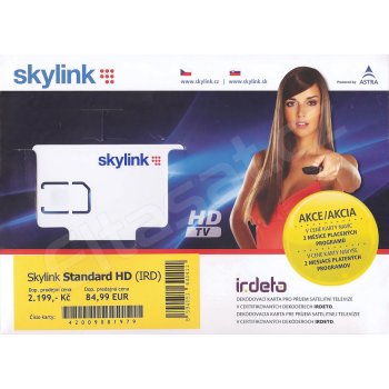 Skylink Standard HD Irdeto neomezená