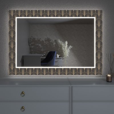 Artalo LED zrcadlo s dekorem D19 50 x 50 cm – Hledejceny.cz