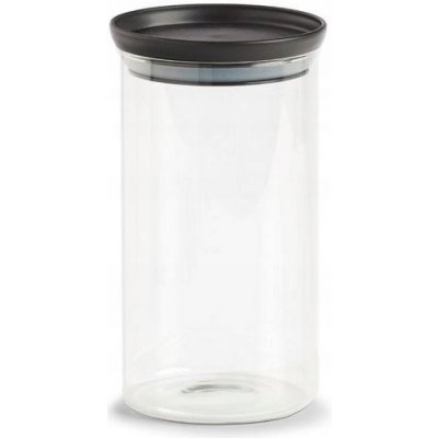 Zeller Zavařovací Sklenice s plastovým víčkem černá 19577 950 ml – Zboží Mobilmania