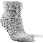 Kreibich&Fellhof Vlněné ponožky ABS protiskluzové světle šedá – Zboží Mobilmania